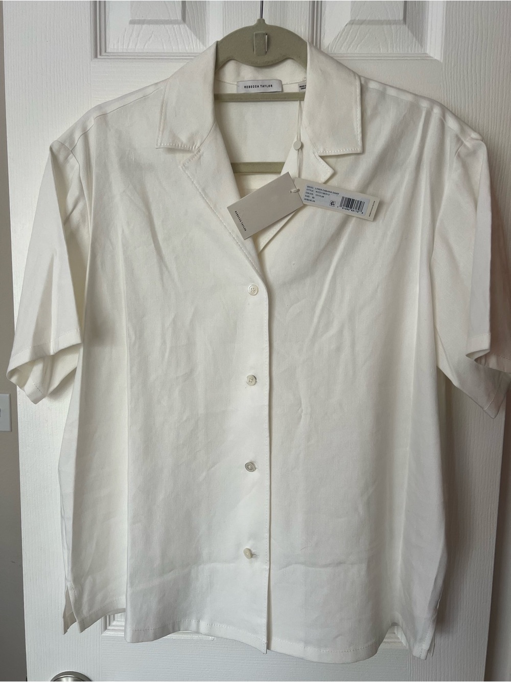 Rebecca Taylor Linen Cabana Shirt